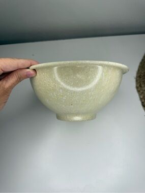 Vintage Texas Ware Confetti Melamine Mixing Bowl Melmac Speckled 8” Ivory 111